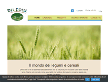 Tablet Screenshot of delcolle.com